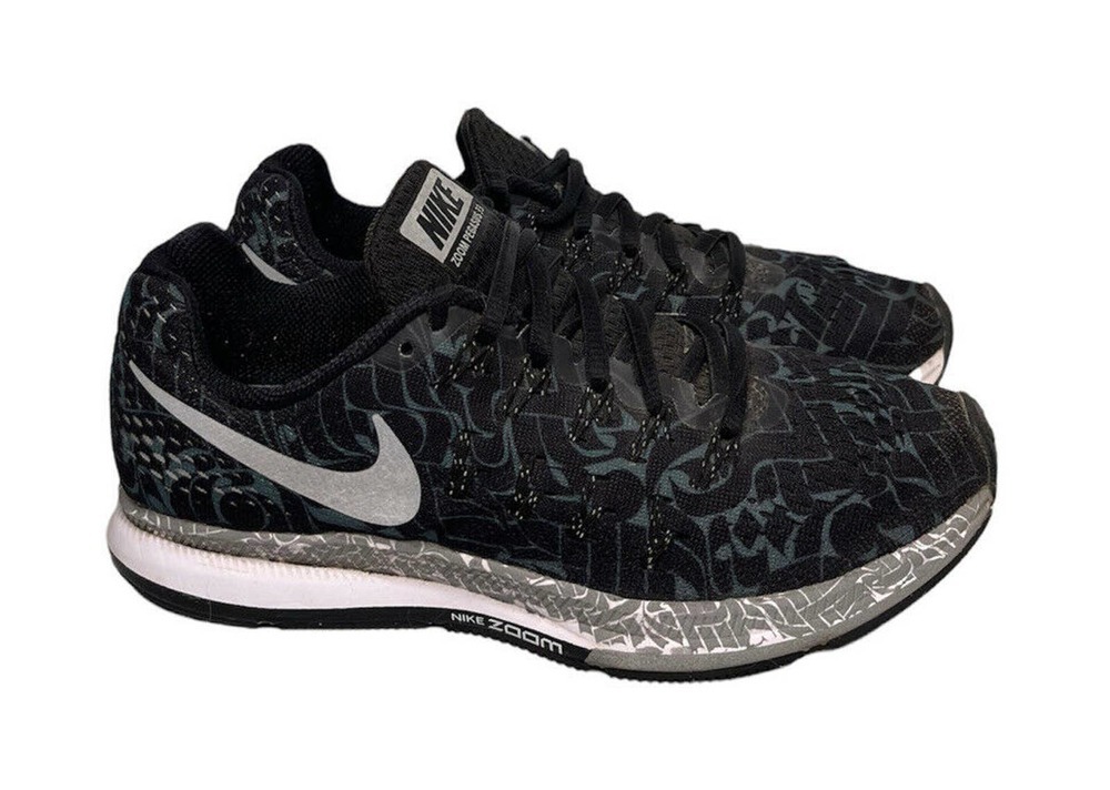 NIKE Womens Free Run Rn X Rostarr Black Gray Running Shoes Sneakers Size 7